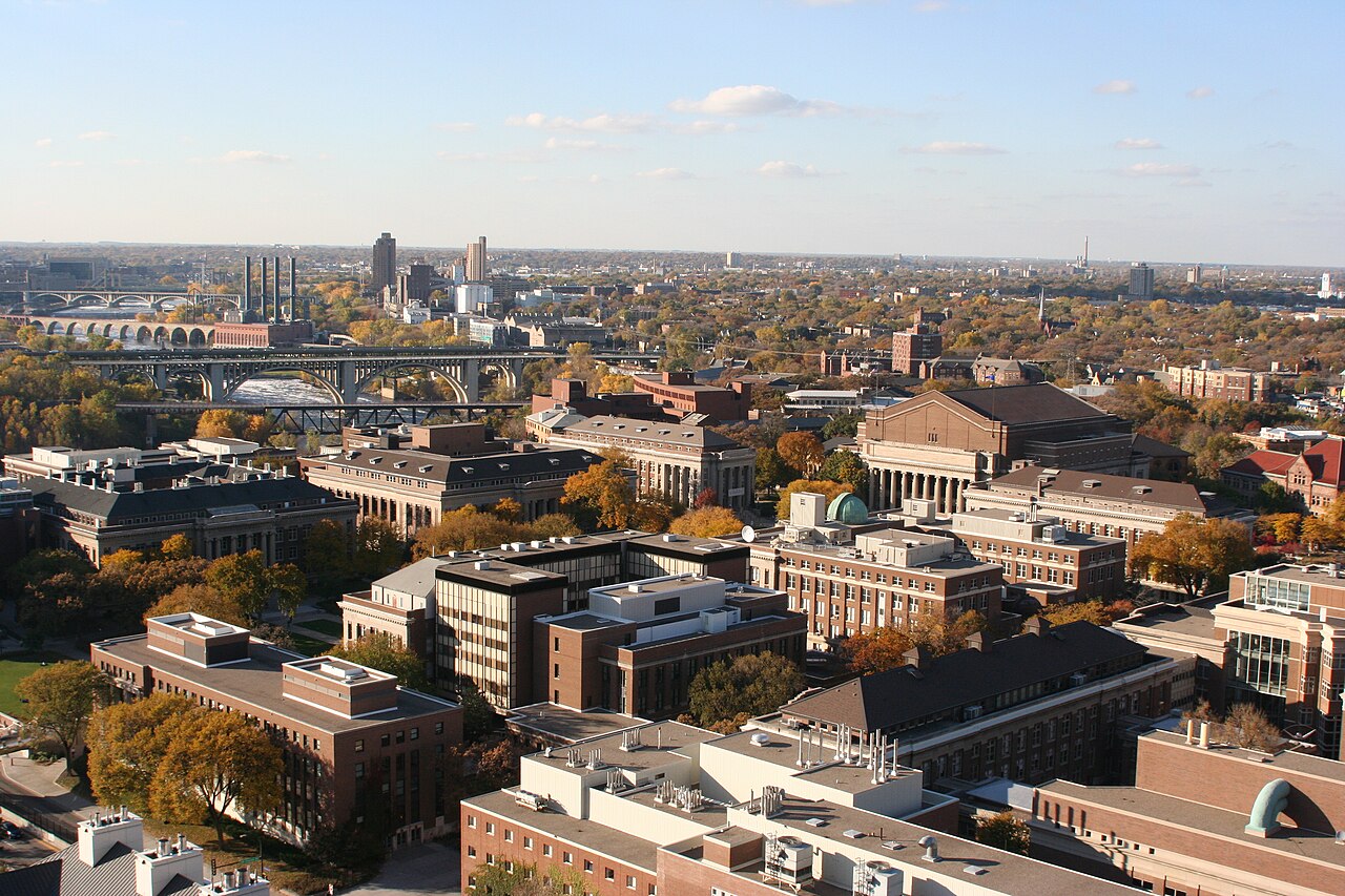 明尼苏达大学双城分校校园实景:UMN-NorthrupMall